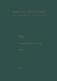 Abbildung von: Cu Organocopper Compounds - Springer