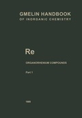 Cover: Re Organorhenium Compounds - Springer