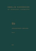 Cover: Sb Organoantimony Compounds - Springer