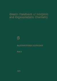 Abbildung von: S Sulfur-Nitrogen Compounds - Springer