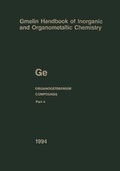 Cover: Ge Organogermanium Compounds - Springer