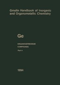 Abbildung von: Ge Organogermanium Compounds - Springer