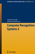 Cover: Computer Recognition Systems 3 - Springer
