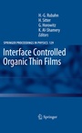 Cover: Interface Controlled Organic Thin Films - Springer