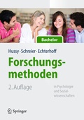 Cover: Forschungsmethoden in Psychologie und Sozialwissenschaften f&uuml;r Bachelor - Springer
