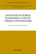 Bild: Advances in Public Economics: Utility, Choice and Welfare - Springer