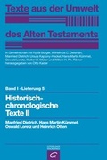 Cover: Texte aus der Umwelt des Alten Testaments, Bd 1: Rechts- und Wirtschaftsurkunden. / Historisch-chronologische Texte II - G&uuml;tersloher Verlagshaus