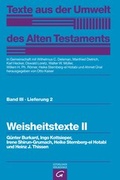 Cover: Texte aus der Umwelt des Alten Testaments, Bd 3: Weisheitstexte, Mythen und Epen / Weisheitstexte II - G&uuml;tersloher Verlagshaus