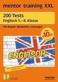 Cover: mentor training XXL: 200 Tests Englisch 5. - 8. Klasse - Mentor