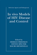 Cover: In vivo Models of HIV Disease and Control - Springer
