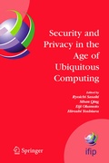 Cover: Security and Privacy in the Age of Ubiquitous Computing - Springer