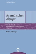 Cover: J&uuml;dische Schriften aus hellenistisch-r&ouml;mischer Zeit - Neue Folge... / Aram&auml;ischer Ahiqar - G&uuml;tersloher Verlagshaus
