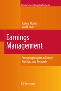 Cover: Earnings Management - Springer