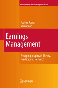 Enlarge image Cover: Earnings Management - Springer