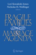 Cover: Fragile Families and the Marriage Agenda - Springer