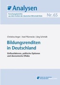 Cover: Bildungsrenditen in Deutschland - IW Medien