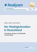 Cover: Der Niedriglohnsektor in Deutschland - IW Medien