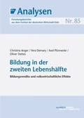 Cover: Bildung in der zweiten Lebensh&auml;lfte - IW Medien