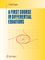 Cover: A First Course in Differential Equations - Springer