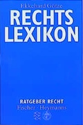 Cover: Rechtslexikon - Fischer Taschenbuch