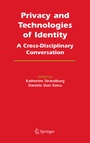 Cover: Privacy and Technologies of Identity - Springer