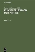Cover: A - K - De Gruyter Saur