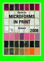Cover: Guide to Microforms in Print. 2008 / Subject Guide - De Gruyter
