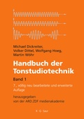 Cover: Handbuch der Tonstudiotechnik - De Gruyter Saur