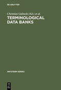 Cover: Terminological data banks - De Gruyter Saur