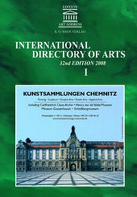 Abbildung von: International Directory of Arts /Internationales Kunst-Adressbuch /Annuaire international des Beaux-Arts /Annuario internazionale dell'Arte /Anuario Internacional de las Artes - De Gruyter Saur