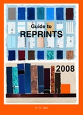 Cover: Guide to Reprints 2008 - De Gruyter Saur