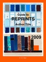 Cover: Guide to Reprints / Guide to Reprints 2009 - De Gruyter Saur