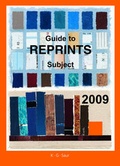 Cover: Guide to Reprints / Guide to Reprints 2009 - De Gruyter Saur