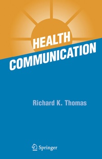 Enlarge image Cover: Health Communication - Springer