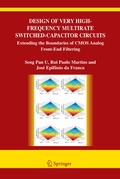 Cover: Design of Very High-Frequency Multirate Switched-Capacitor Circuits - Springer