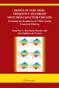 Cover: Design of Very High-Frequency Multirate Switched-Capacitor Circuits - Springer