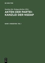 Cover: Regesten. Teil 1 - K. G. Saur