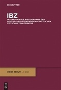 Cover: IBZ / 2009 - De Gruyter