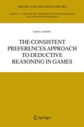 Cover: The Consistent Preferences Approach to Deductive Reasoning in Games - Springer