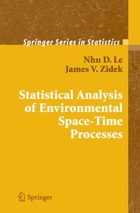 Enlarge image Cover: Statistical Analysis of Environmental Space-Time Processes - Springer