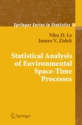 Cover: Statistical Analysis of Environmental Space-Time Processes - Springer