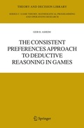 Cover: The Consistent Preferences Approach to Deductive Reasoning in Games - Springer