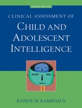 Cover: Clinical Assessment of Child and Adolescent Intelligence - Springer