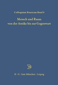 Cover: Mensch und Raum von der Antike bis zur Gegenwart - De Gruyter