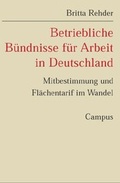 Cover: Betriebliche B&uuml;ndnisse f&uuml;r Arbeit in Deutschland - Campus