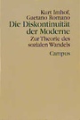 Cover: Die Diskontinuität der Moderne - Campus