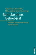 Cover: Betriebe ohne Betriebsrat - Campus