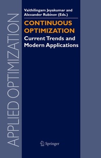 Enlarge image Cover: Continuous Optimization - Springer