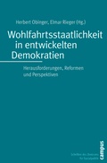 Cover: Wohlfahrtsstaatlichkeit in entwickelten Demokratien - Campus