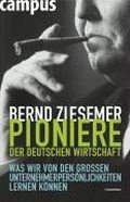 Cover: Pioniere der deutschen Wirtschaft - Campus